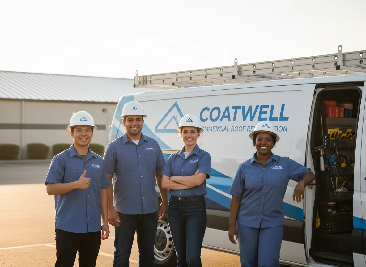 Commercial roof coating company in Crooks, SD